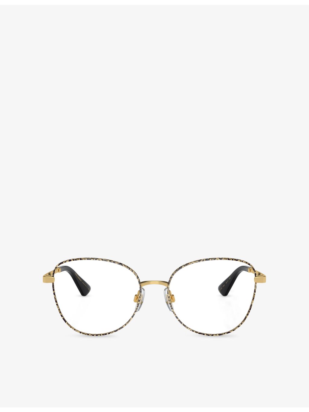 Dolce & Gabbana DG1355 round metal optical glasses, UK version