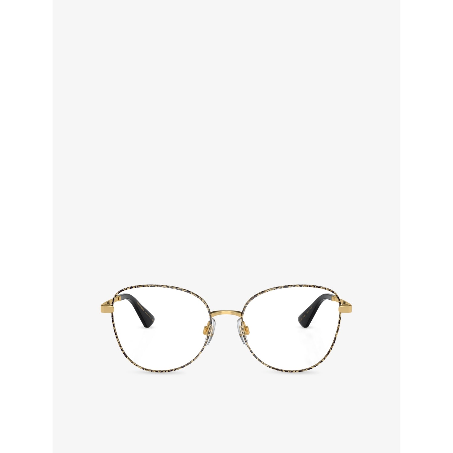 Dolce & Gabbana DG1355 round metal optical glasses, UK version