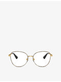 Dolce & Gabbana DG1355 round metal optical glasses, UK version