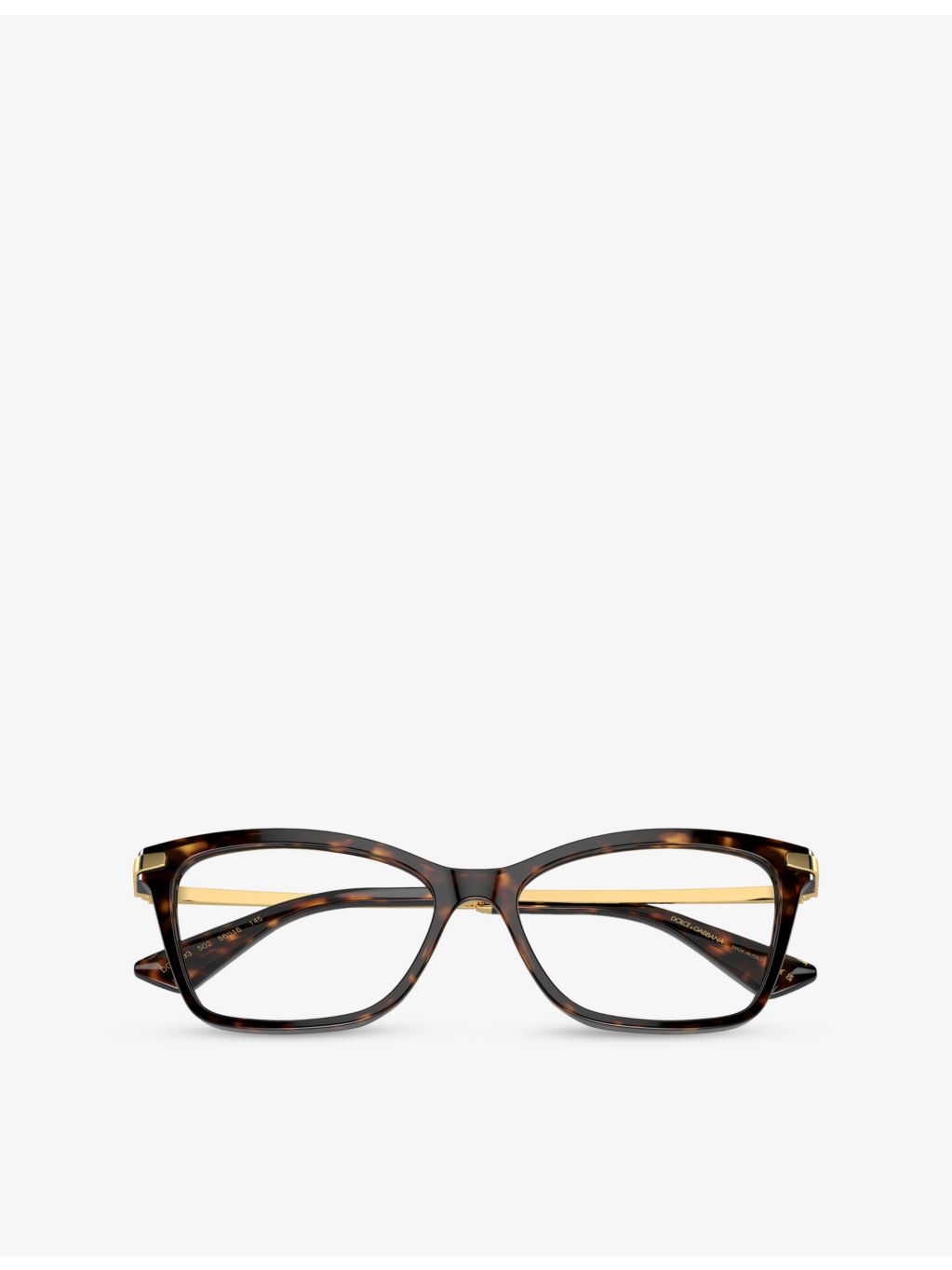 Dolce & Gabbana cat-eye acetate glasses tortoiseshell (British brand)