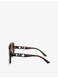 Michael Kors tortoiseshell butterfly sunglasses MK2213, imported from the UK