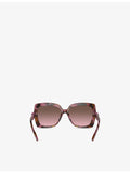 Michael Kors sunglasses tortoiseshell butterfly frame acetate, imported from the UK