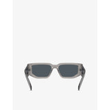 Prada PR 09ZS acetate rectangle-frame sunglasses - British product