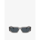 Prada PR 09ZS acetate rectangle-frame sunglasses - British product
