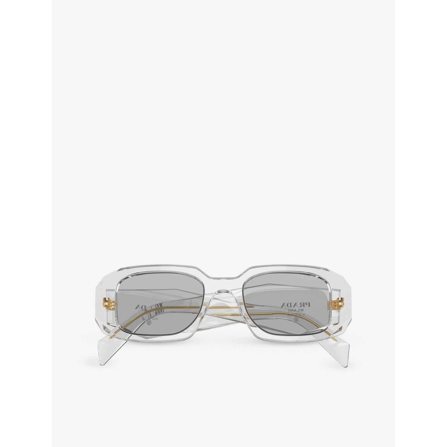 Prada rectangular acetate sunglasses, UK version