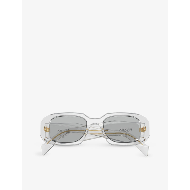 Prada rectangular acetate sunglasses, UK version