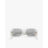 Prada rectangular acetate sunglasses, UK version