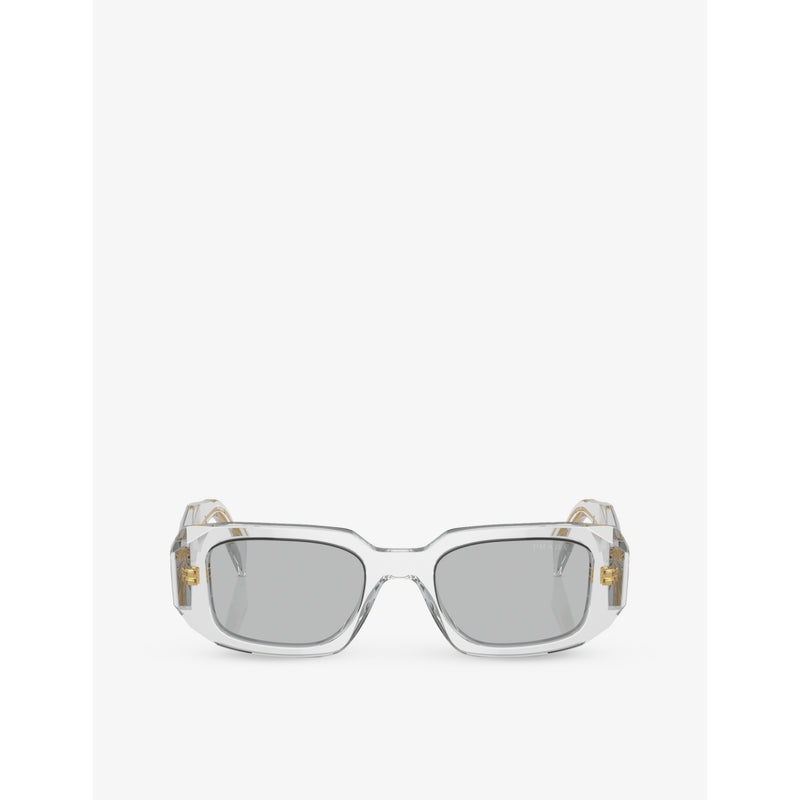 Prada rectangular acetate sunglasses, UK version
