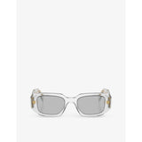 Prada rectangular acetate sunglasses, UK version