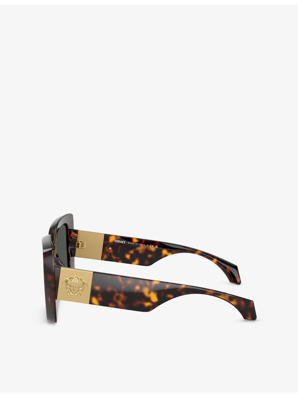 Versace butterfly-frame acetate sunglasses with gold-tone hardware - British product