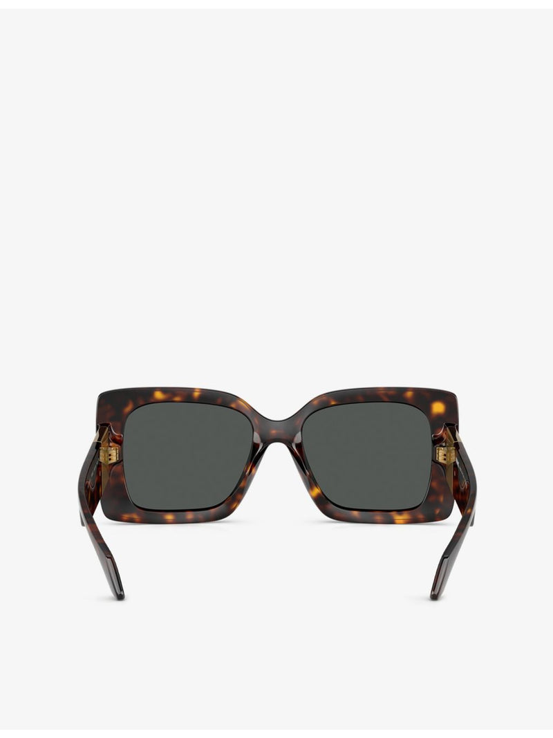 Versace butterfly-frame acetate sunglasses with gold-tone hardware - British product