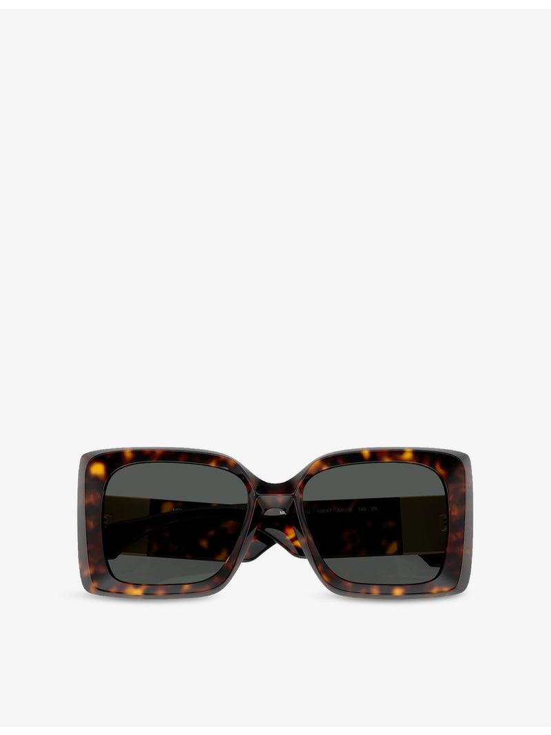 Versace butterfly-frame acetate sunglasses with gold-tone hardware - British product