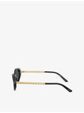 Versace sunglasses VE4469 oval-frame acetate, UK version