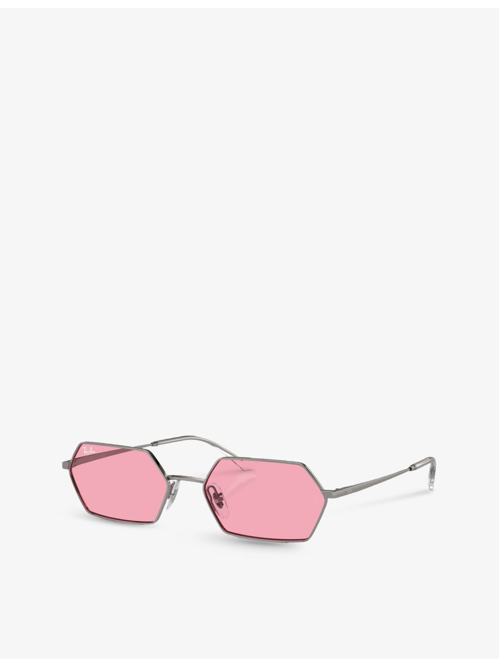 Ray-Ban Yevi metal sunglasses irregular frame, imported from the UK