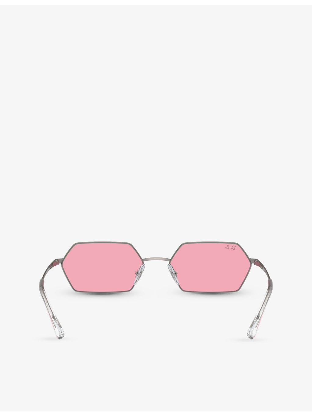 Ray-Ban Yevi metal sunglasses irregular frame, imported from the UK