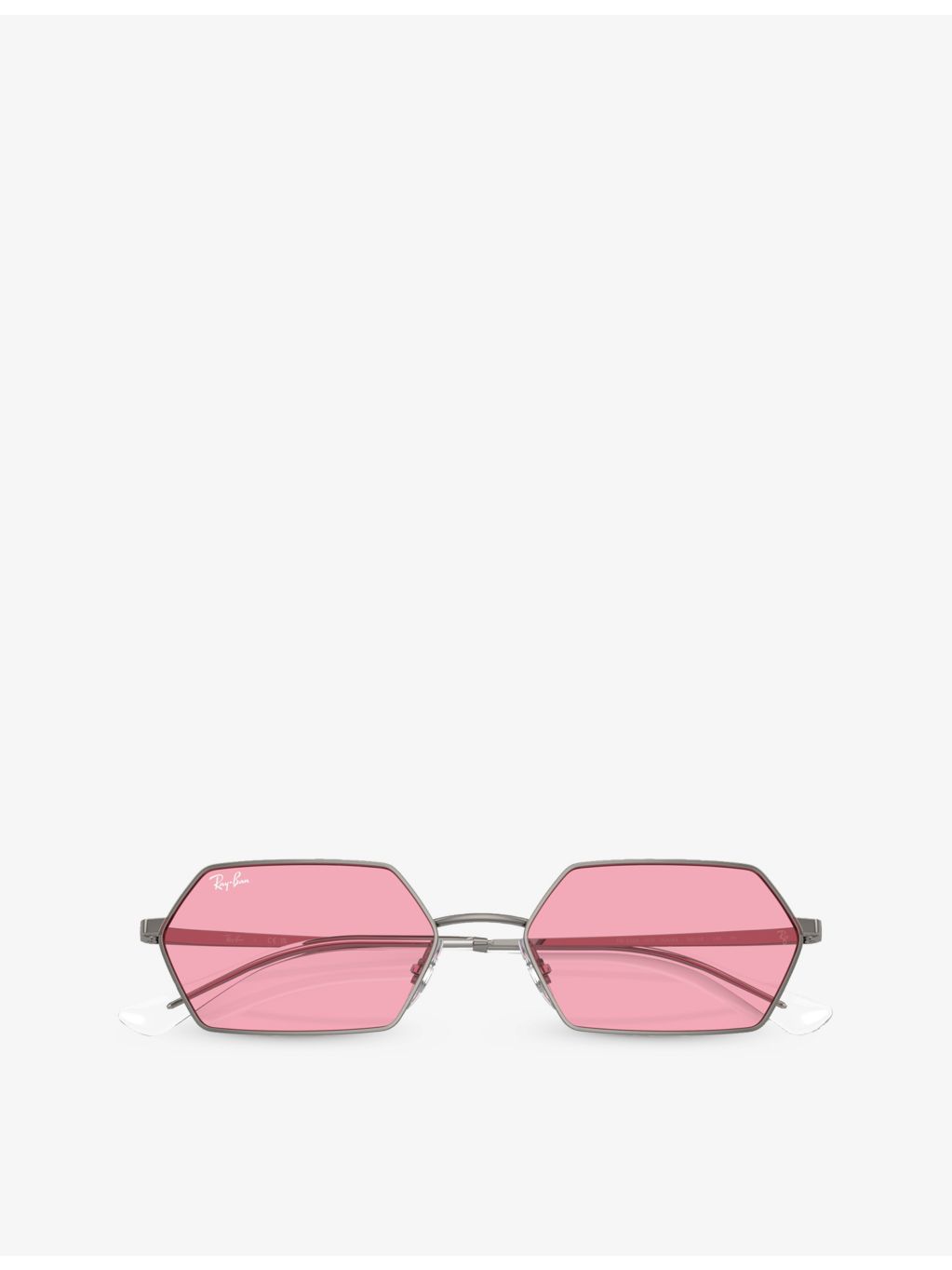 Ray-Ban Yevi metal sunglasses irregular frame, imported from the UK
