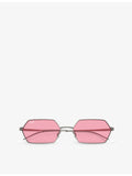 Ray-Ban Yevi metal sunglasses irregular frame, imported from the UK
