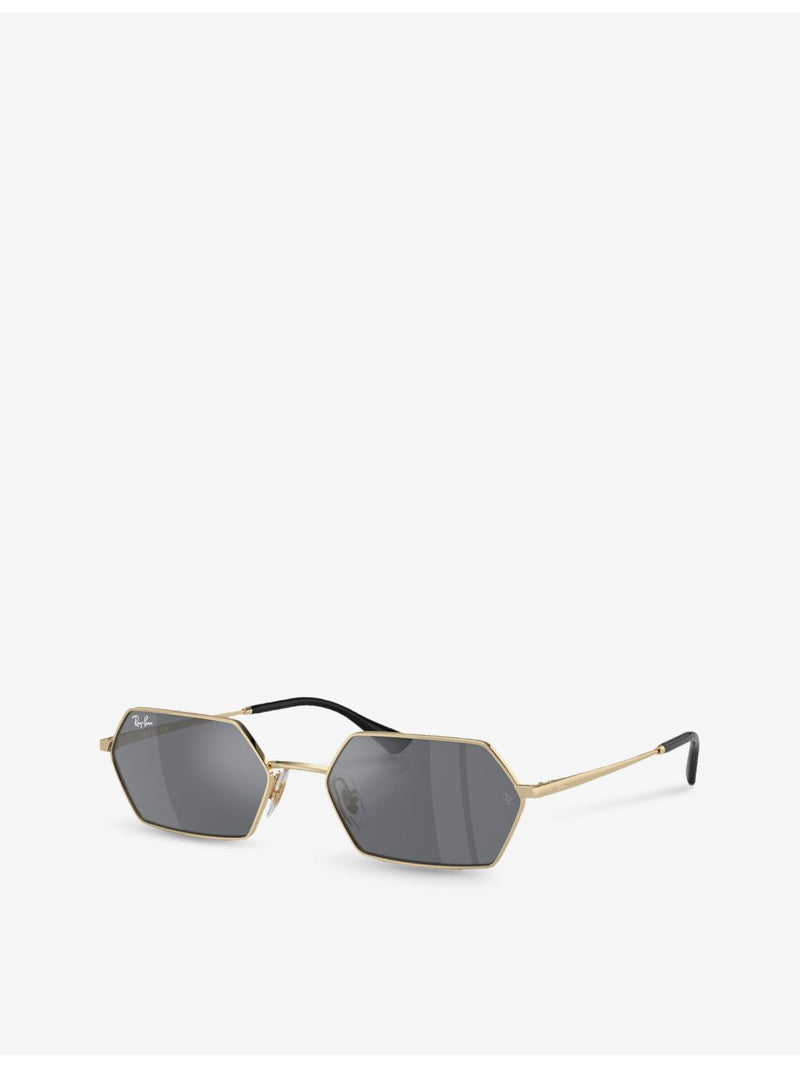 Ray-Ban RB3728 Yevi irregular metal sunglasses, imported from the UK