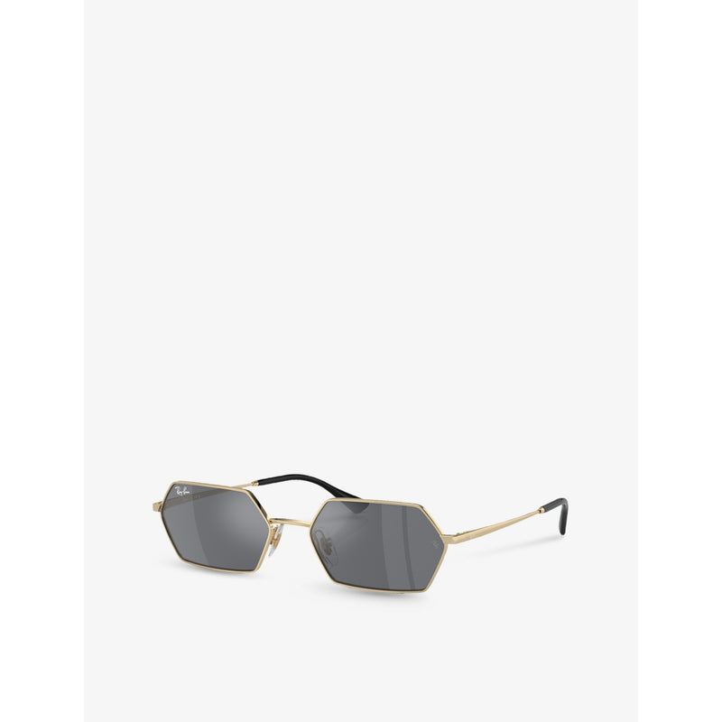 Ray-Ban RB3728 Yevi irregular metal sunglasses, imported from the UK
