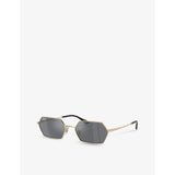 Ray-Ban RB3728 Yevi irregular metal sunglasses, imported from the UK