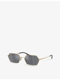 Ray-Ban RB3728 Yevi irregular metal sunglasses, imported from the UK