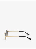 Ray-Ban RB3728 Yevi irregular metal sunglasses, imported from the UK