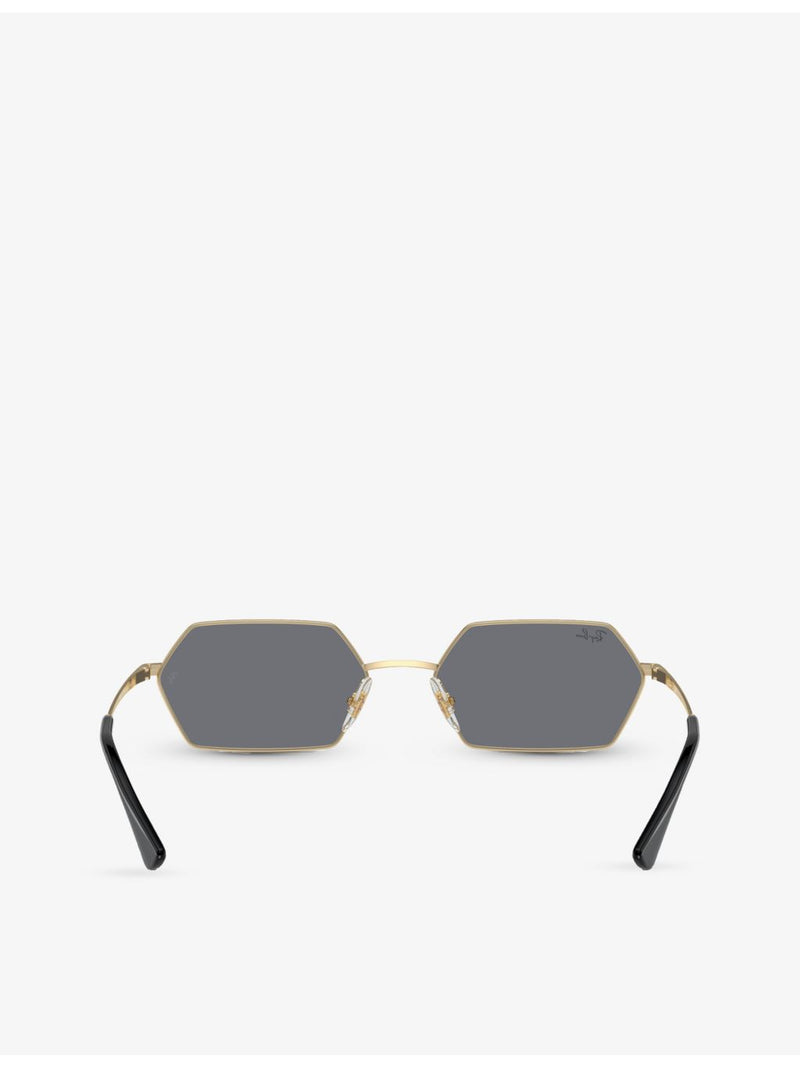 Ray-Ban RB3728 Yevi irregular metal sunglasses, imported from the UK