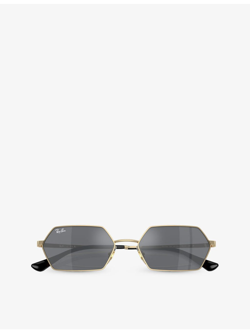Ray-Ban RB3728 Yevi irregular metal sunglasses, imported from the UK