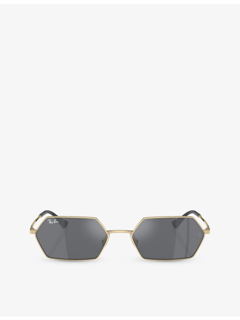 Ray-Ban RB3728 Yevi irregular metal sunglasses, imported from the UK