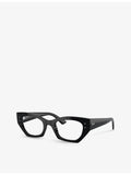Ray-Ban Zena round acetate optical glasses, UK version