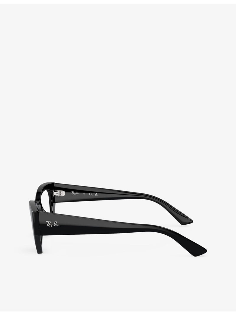 Ray-Ban Zena round acetate optical glasses, UK version