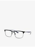 Ray-Ban RX6518 square metal optical glasses, imported from the UK