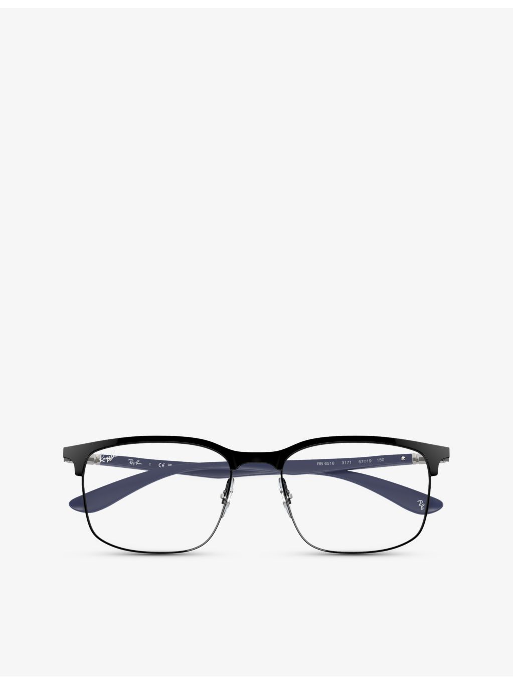 Ray-Ban RX6518 square metal optical glasses, imported from the UK