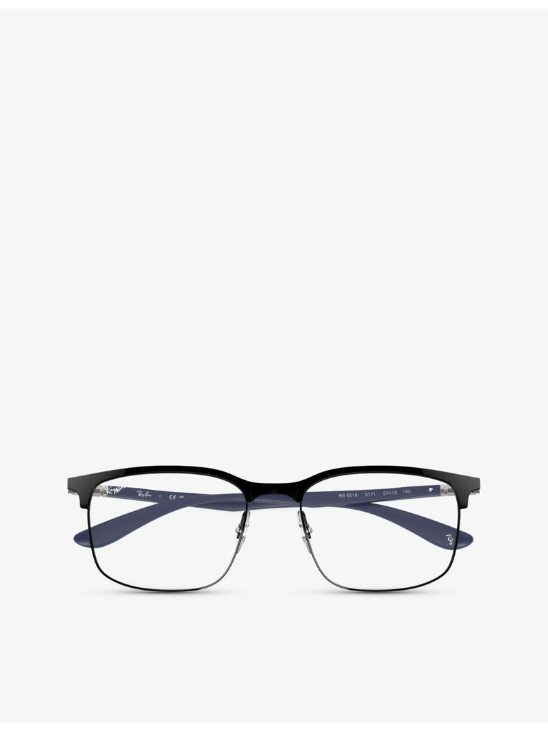 Ray-Ban RX6518 square metal optical glasses, imported from the UK