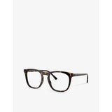 Ray-Ban RX2210V square-frame acetate optical glasses (British brand)