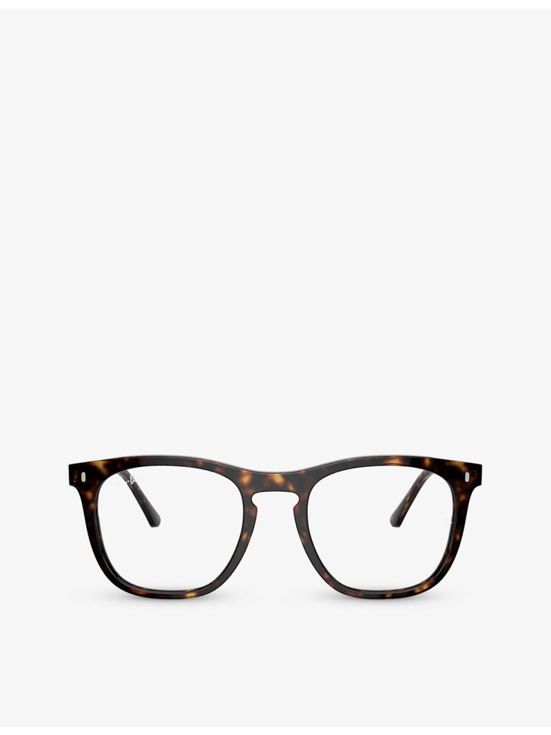 Ray-Ban RX2210V square-frame acetate optical glasses (British brand)