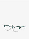 Ray-Ban Clubmaster RX5154 square-frame acetate optical glasses (British brand)