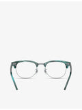 Ray-Ban Clubmaster RX5154 square-frame acetate optical glasses (British brand)