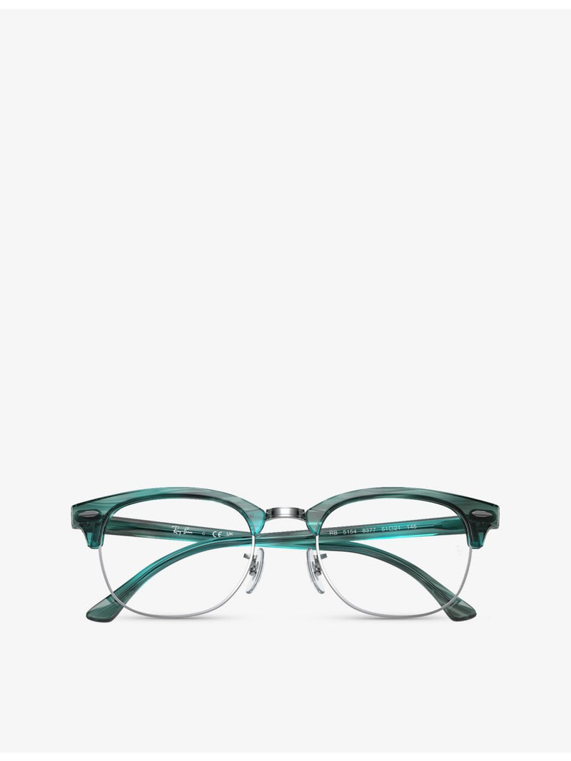 Ray-Ban Clubmaster RX5154 square-frame acetate optical glasses (British brand)