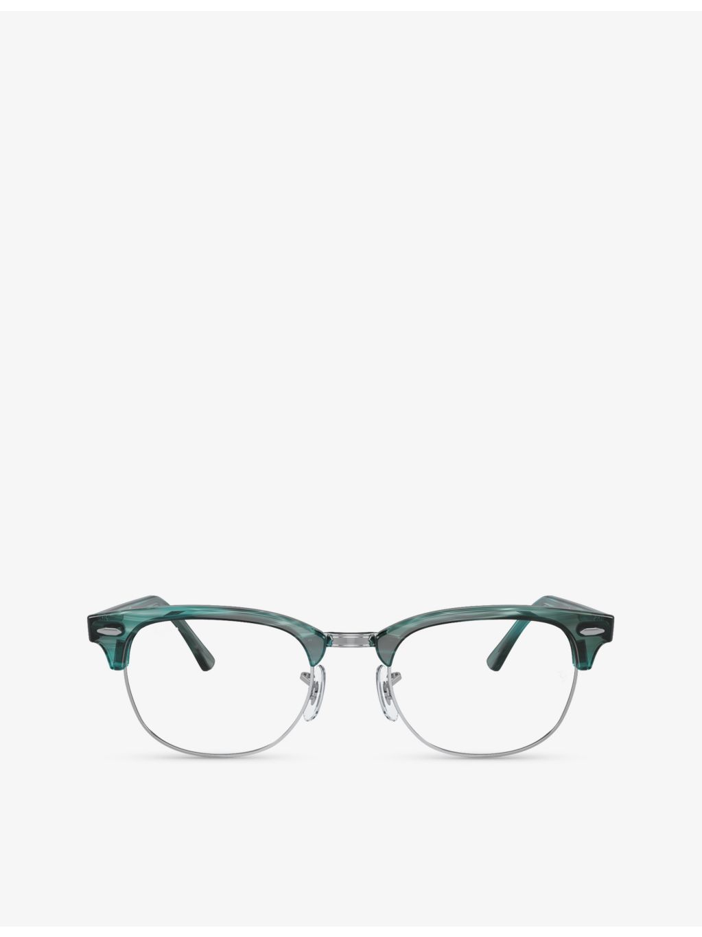 Ray-Ban Clubmaster RX5154 square-frame acetate optical glasses (British brand)