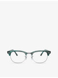 Ray-Ban Clubmaster RX5154 square-frame acetate optical glasses (British brand)