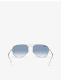 Ray-Ban RB3735 pilot-frame metal sunglasses (British brand)