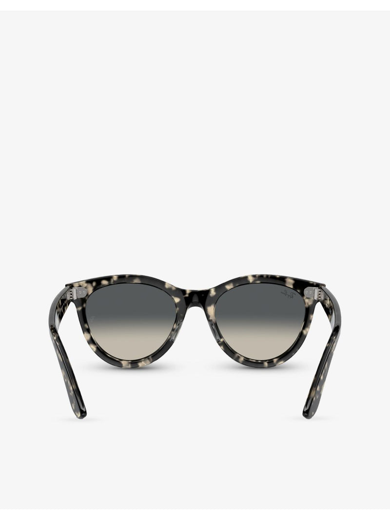 Ray-Ban RB2241 Wayfarer Way round-frame propionate sunglasses, imported from the UK