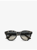 Ray-Ban RB2241 Wayfarer Way round-frame propionate sunglasses, imported from the UK