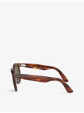 Ray-Ban RB2241 Wayfarer Way round-frame sunglasses, imported from the UK
