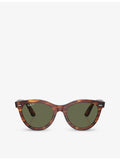 Ray-Ban RB2241 Wayfarer Way round-frame sunglasses, imported from the UK