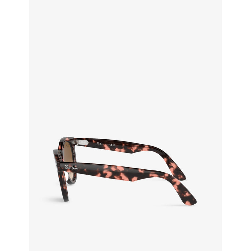 Ray-Ban Wayfarer Way round-frame propionate sunglasses, imported from the UK
