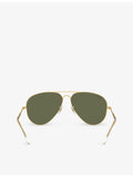 Ray-Ban Old Aviator metal sunglasses 5.2cm, imported from the UK
