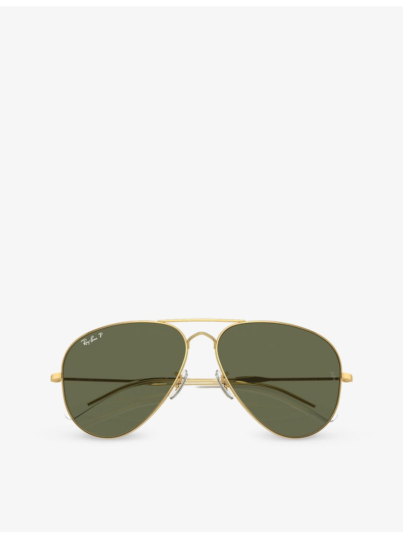 Ray-Ban Old Aviator metal sunglasses 5.2cm, imported from the UK