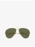 Ray-Ban Old Aviator metal sunglasses 5.2cm, imported from the UK